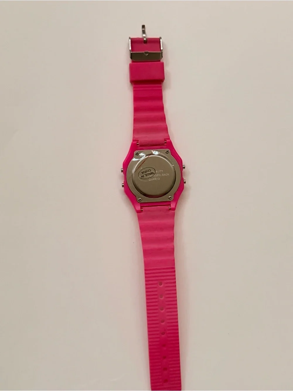 Hot Pink Indiglo 90s Watch